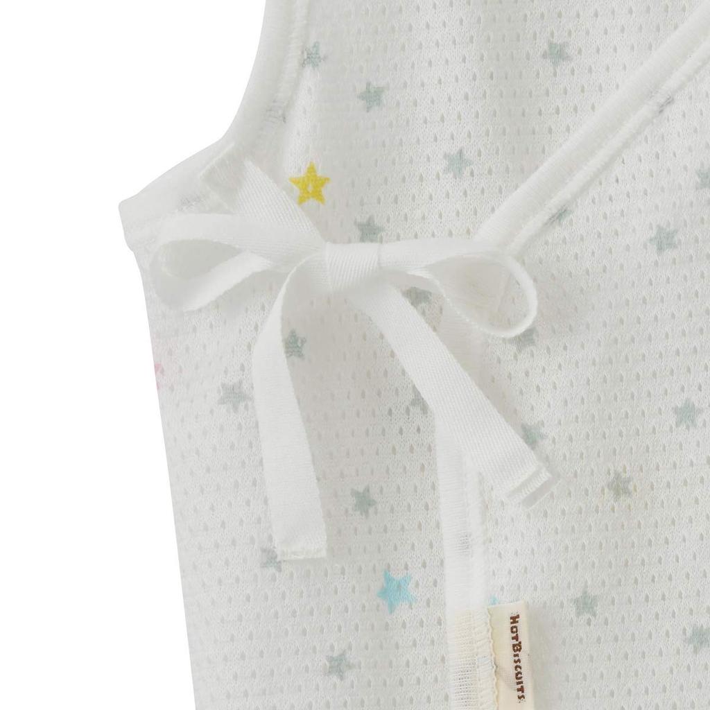 Miki House Hot Biscuits Sleeveless Baby Boys and Undershirt, Clothes, Girls, 60cm, White, 70-2111-824