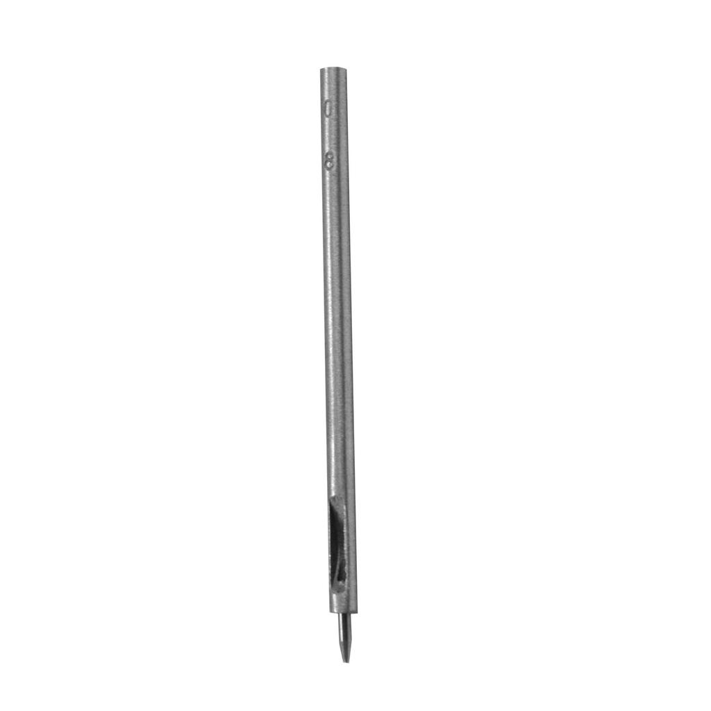 Leather Hole Punch Tool 0.5mm to 4mm Round Hole Puncher Stainless Steel Leather Craft Punching Tool for Belt Fabric