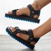 Wish Summer New Platform Color Matching Velcro Beach Shoes Women's Sandals Size 43