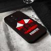 R-Resident Evil Game Logo Phone Case Black Silicone Soft Shell For IPhone 17 16 15 14 13 12 11 Air Pro Max Plus Hot Sale
