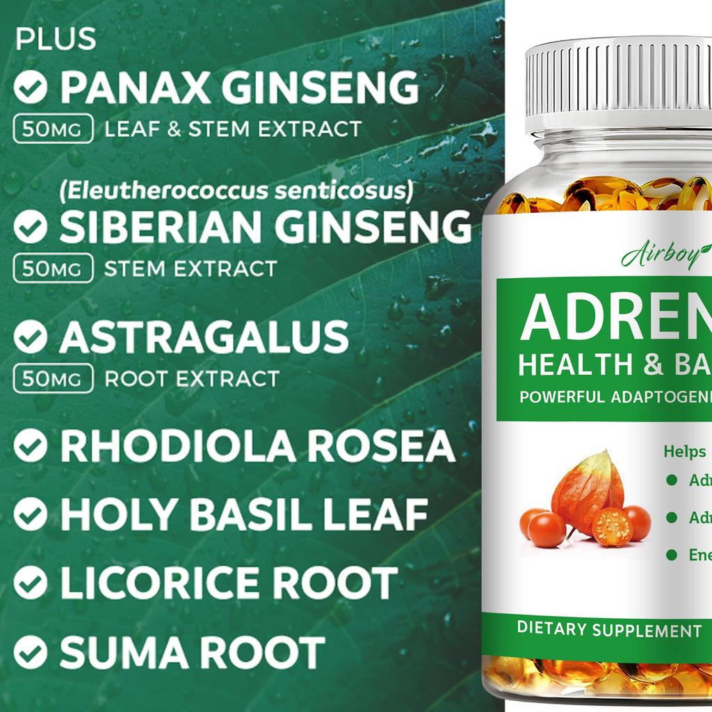 Airboy Capsule Complesse di Ashwagandha e L-Tirosina - Energia