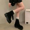 Vintage Chunky Women Western Cowgirl Boots Fashion Tassels Shoes Autumn Winter Platform Heel Ladies Short Booties