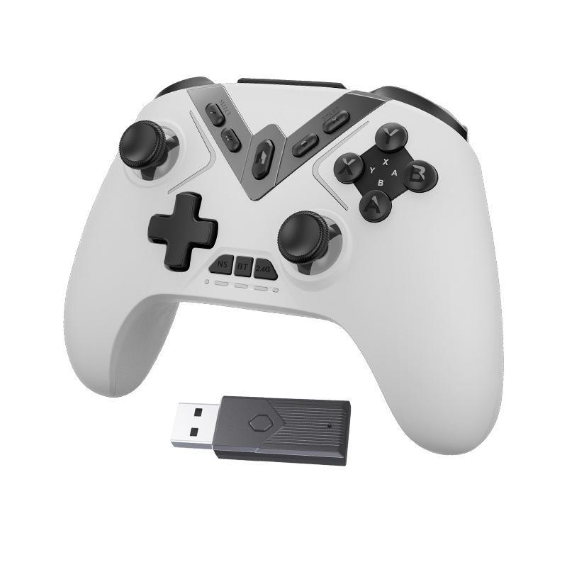 בקר משחקים סומטוסנסורי רב-מצבי עם כפתור אחורי וטריגר אפקט הול