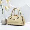 New bag bright leather with diamonds simple atmosphere women's bag multi-functional dinner handbag red small bag texture bags