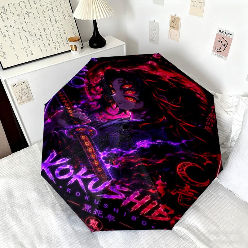 Japanese-style Cartoon Demon Slayer Kamado Tanjiro & Kamado Nezuko Umbrella Including Home Travel and Outdoor Activities Multi Functional Umbrella 28