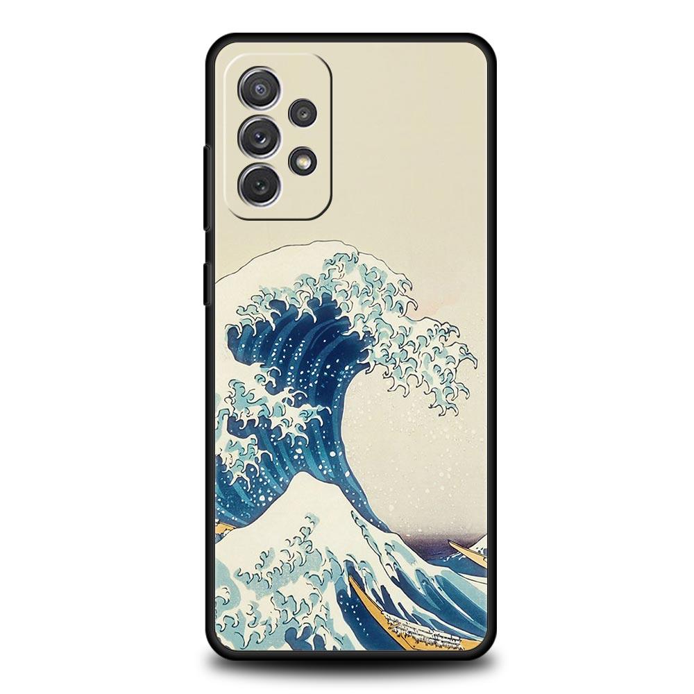 The Big Wave of kanagawa Phone Case For Samsung Galaxy A73 A53 A33 5G A13 A23 A21s A03 A11 A31 A41 A51 A52 A71 M21 M31 A01 Cover