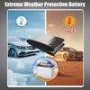 Couverture chauffante de batterie ignifuge flexible pour batterie de véhicule, camping-car, remorque, bateau, marine, hiver