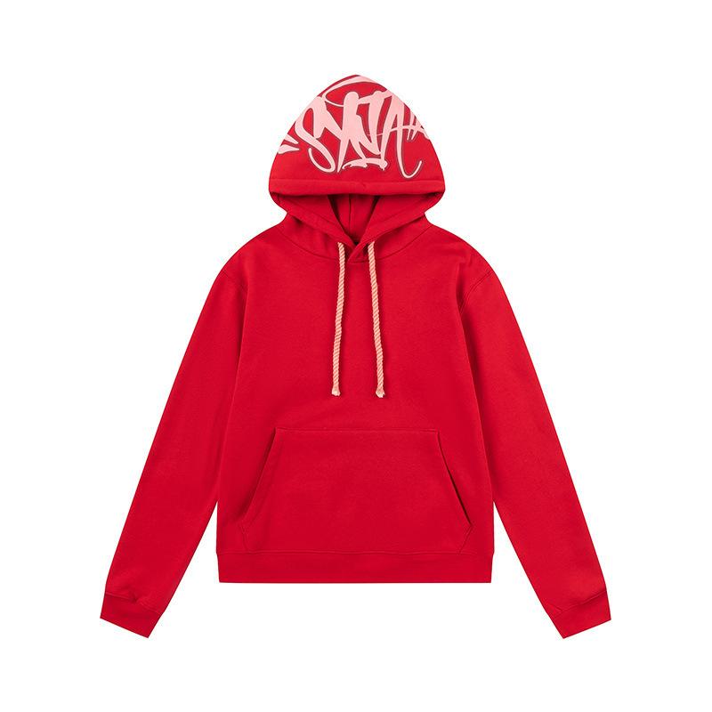 SynaWord American Trendy Brand Loose Sweater Hoodie Sweatpants Y2K Men's and Women's Hip-hop Street Couple Casual Suit