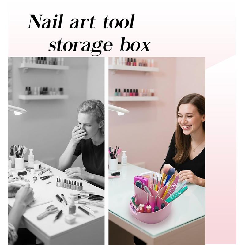 Nail Drill Holder 18 Hole Nails Drill Bit Holder Nails Desk Organizer Professional Nails Drill Holder Stand