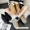 Snow Boots Women's Winter Velvet Four Seasons Zhou Dongyu Same Style European Station Thick-soled Inner Height-increasing Cotton Shoes
