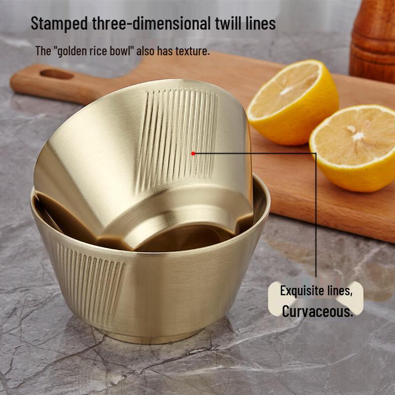 304 Edelstahl Lebensmittelqualität Doppelschichtige Diagonale Schüssel