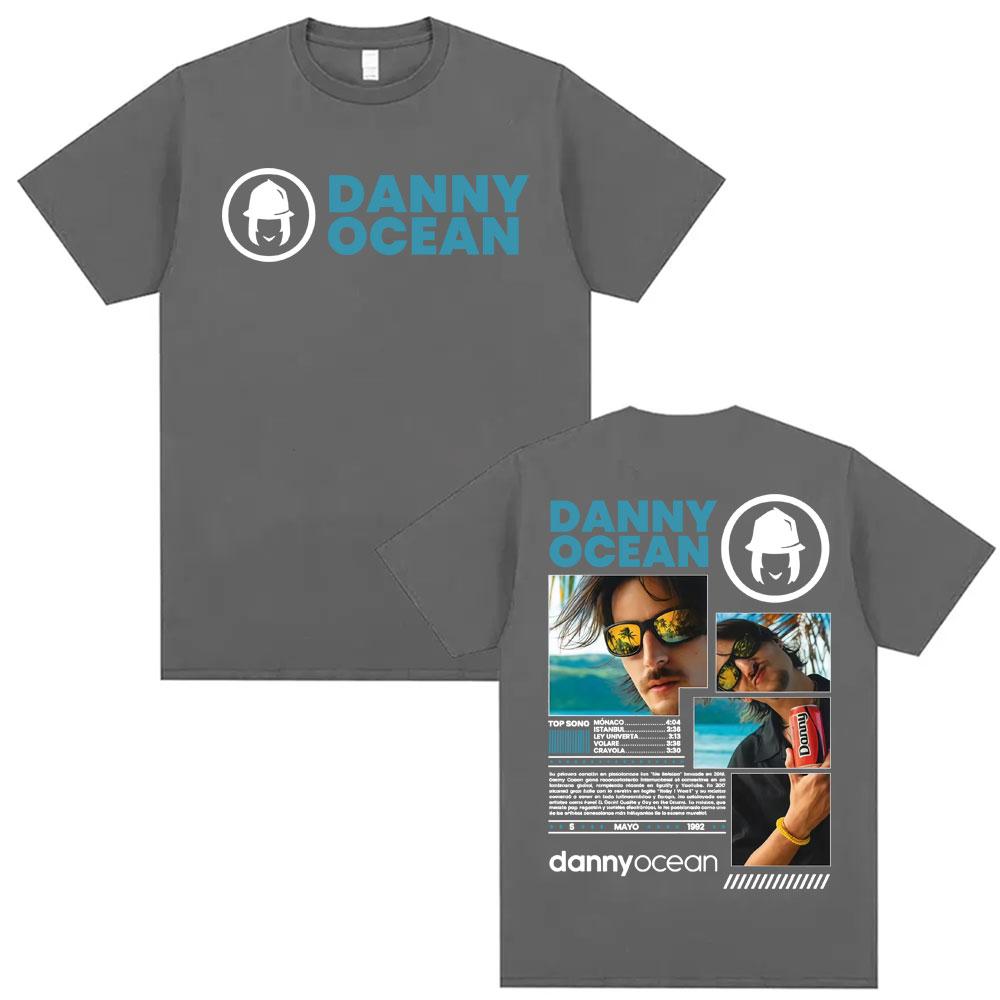 

Rap Singer Danny Ocean 2026Reflexa Tour Summer Mens Womens Luxury Fashion Harajuku Gothic High Street Cotton Oversized Tshirt S