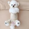 Comfortable Pet Bottoming Shirt Four-legged Dog Pajamas Dog Striped Jumpsuit  Belly Protective