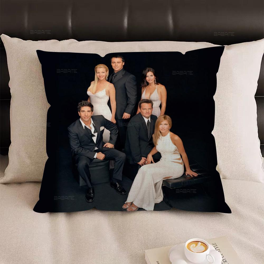 Amerikansk TV-serie Vänner Kudde Kuddöverdrag Örngott Vardagsrum Soffa Heminredning Anpassad