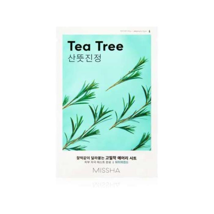 MISSHA Airy Fit Tuchmaske Teebaum 19 g - Tuchmaske mit Teebaumextrakt