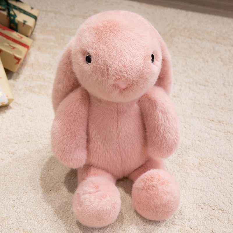 Cute Long-Eared Rabbit Plush Pillow Doll – Children s Hug Toy and Girls Birthday Gift