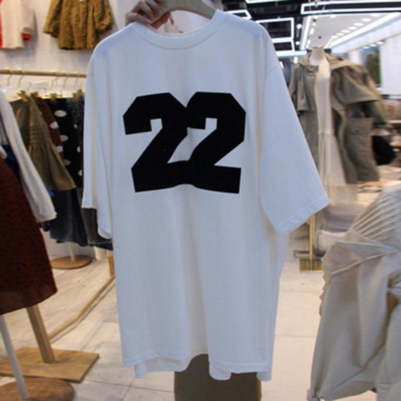 White T-shirt for Women In Summer New Women's Clothing Student Casual Top Sleeves for Women