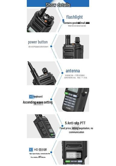 Baofeng UV9R Pro Waterproof 18W High Power Long-Range Walkie-Talkie