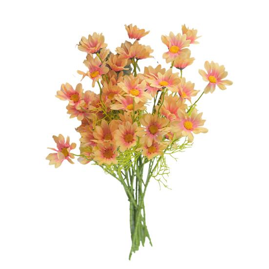 Artificial Flowers UV Resistant Fake Wildflowers with Stem for Indoor Outdoor Porch Patio