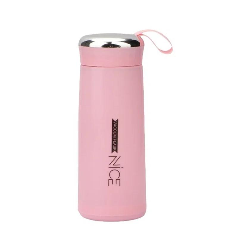 400ML Přenosná dvoustěnná skleněná láhev na vodu Cestovní Kancelář Domácnost Student Kreativní hrnek na vodu Hrnek na kávu Džus Mléko Láhev na vodu