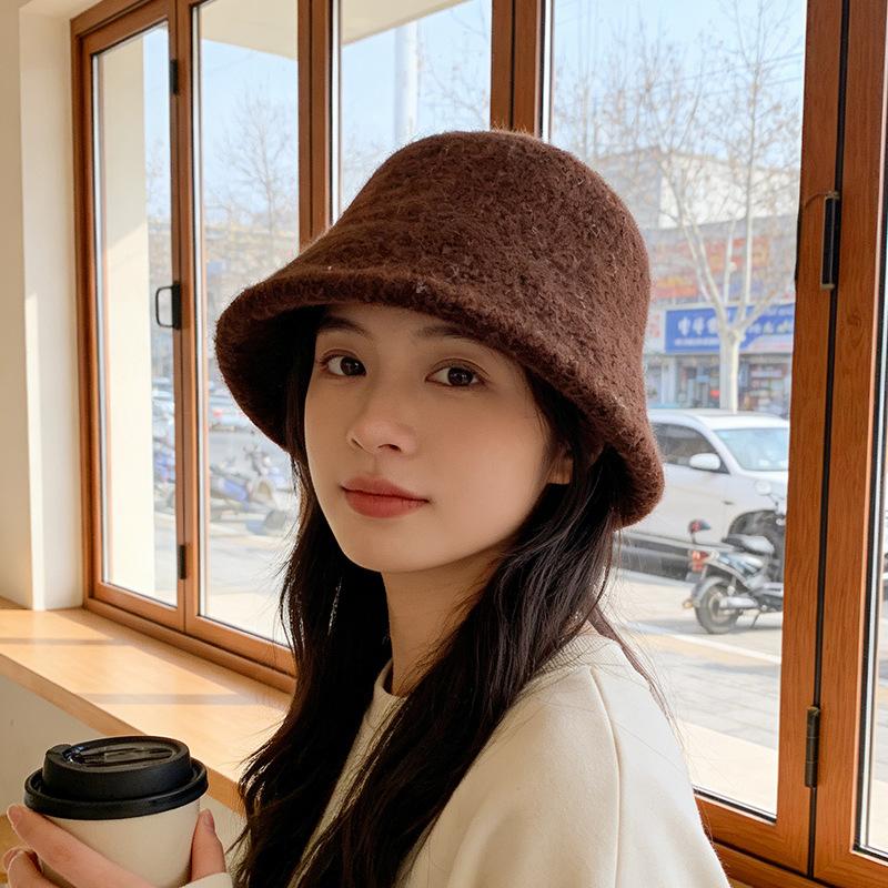 

bucket hat, Japanese Internet celebrity has the same versatile temperament, plain and elegant, and covers the basin hat trend M（56-58cm）