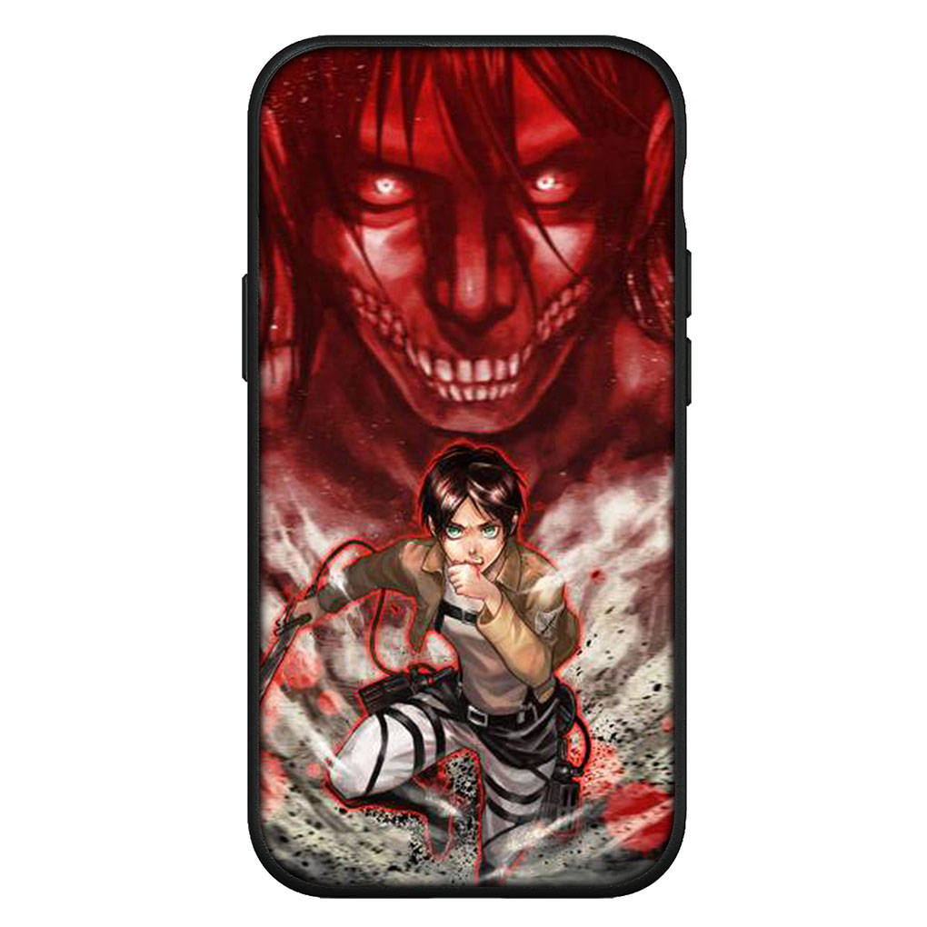 Cover for iPhone 16 15 Xiaomi Redmi Note 14 13 12 11 Pro Max X 8 9 16e Samsung Galaxy S25 S24 S23 Moto A4 OPPO Huawei Anime Attack on titan Phone Case