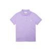 New MLB Base Logo Polo Shirts Women's Purple 3FPQ02023-07PPN