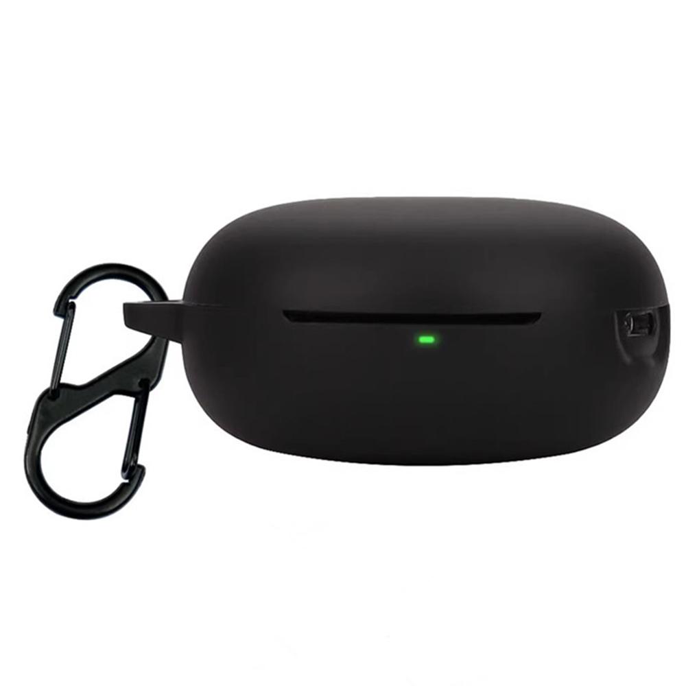 For QCY T13 ANC 2 Bluetooth-compatible Earphones Case with Anti Lost Buckle Silicone Protective Cover