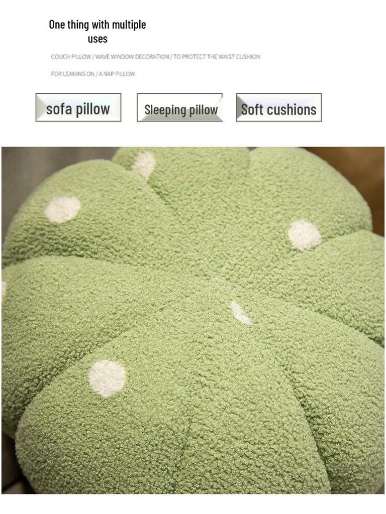 Halloween Pumpkin Throw Pillow - Creative Sofa Cushion for Living Room, Car, Bedside, and Bay Window Decor; Waist Support and Backrest.