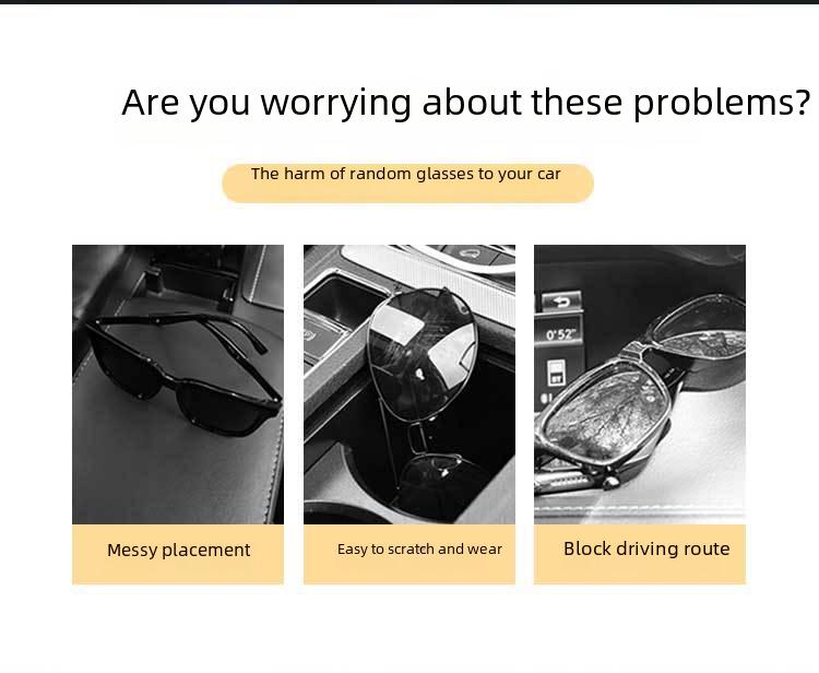 Mit Diamanten besetzte Auto-Sonnenbrillen-Aufbewahrungsbox: Tragbares und stilvolles Innenraumzubehör