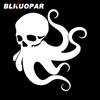BLKUOPAR Octopus Tentacle Skeleton Silhouette Car Stickers Funny Vinyl Decal Sunscreen Die Cut Windows Refrigerator Car Lable