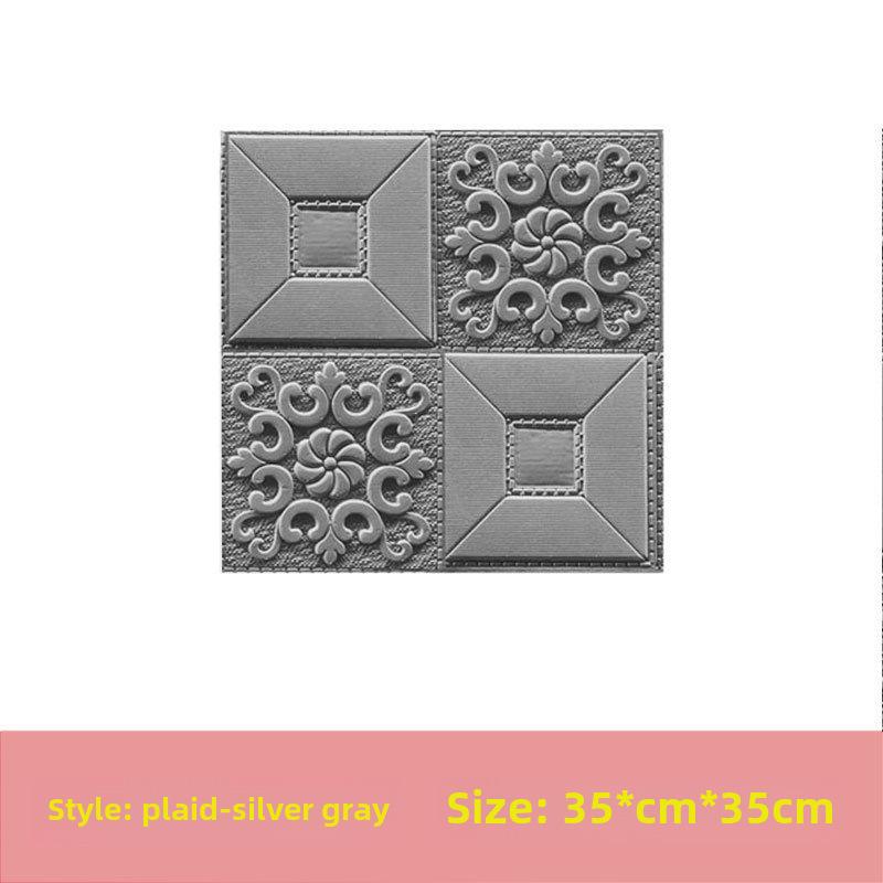 

3D XPE пінопластові цегляні наклейки на стіну: Прості, самоклеючі шпалери малого розміру 30x30 35*35*3mm