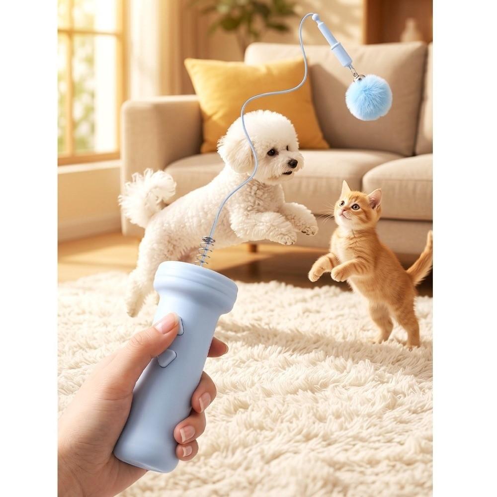 Long-Lasting Interactive Cat Toys Entertainment Automatic Cat Teaser Wand  Enrichment