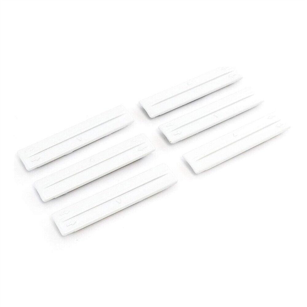 6Pc White Roof Rack Removal Cover Kit 7559635020A0 For Toyota FJ Cruiser 2007-14
