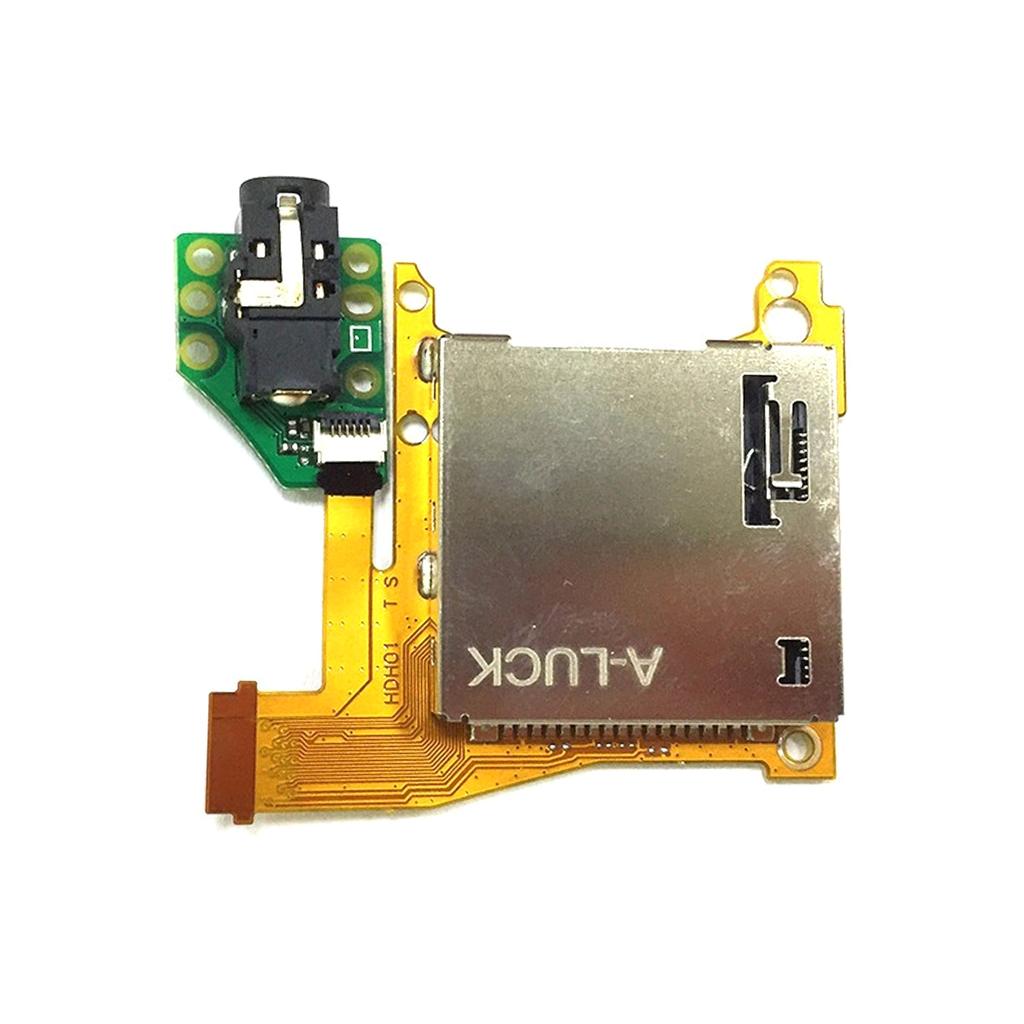 Replacement Earphone Audio Socket Board/Game Card Slot Reader for NS SwitchLite Console Gaming Accessories