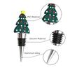 PVC Christmas Wine Stoppers - Green Christmas Tree, Snowman, Candy Cane, Reindeer, Santa Claus, Wreath for Glass Bottles