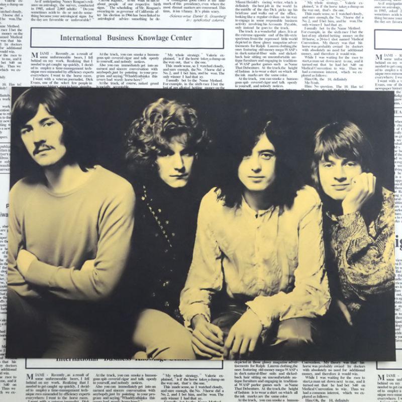 

Free Shipping Zeppelin Band Retro Kraft Paper Poster for Bar/Dorm Decor Yellow Kraft Paper (No Glue) 30X42 cm