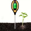 LCD Screen Soil Survey Instrument 4 in 1 PH Meter Soil  Humidity Detector  For Garden Lawn Farming
