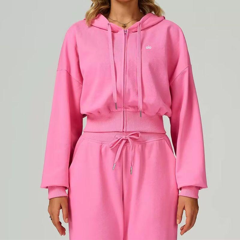 Oiob Sweat Pants Women Autumn and Winter Casual Pants 2025 New Sweatpants Fitness Running Straight Drape Wide Leg Pants