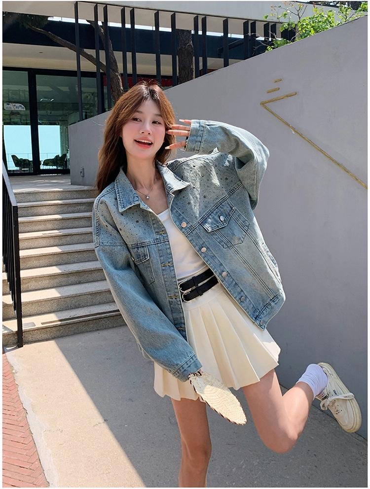 2025 American Hotfix Denim Jacket for Women: Stylish, Unique, and Popular