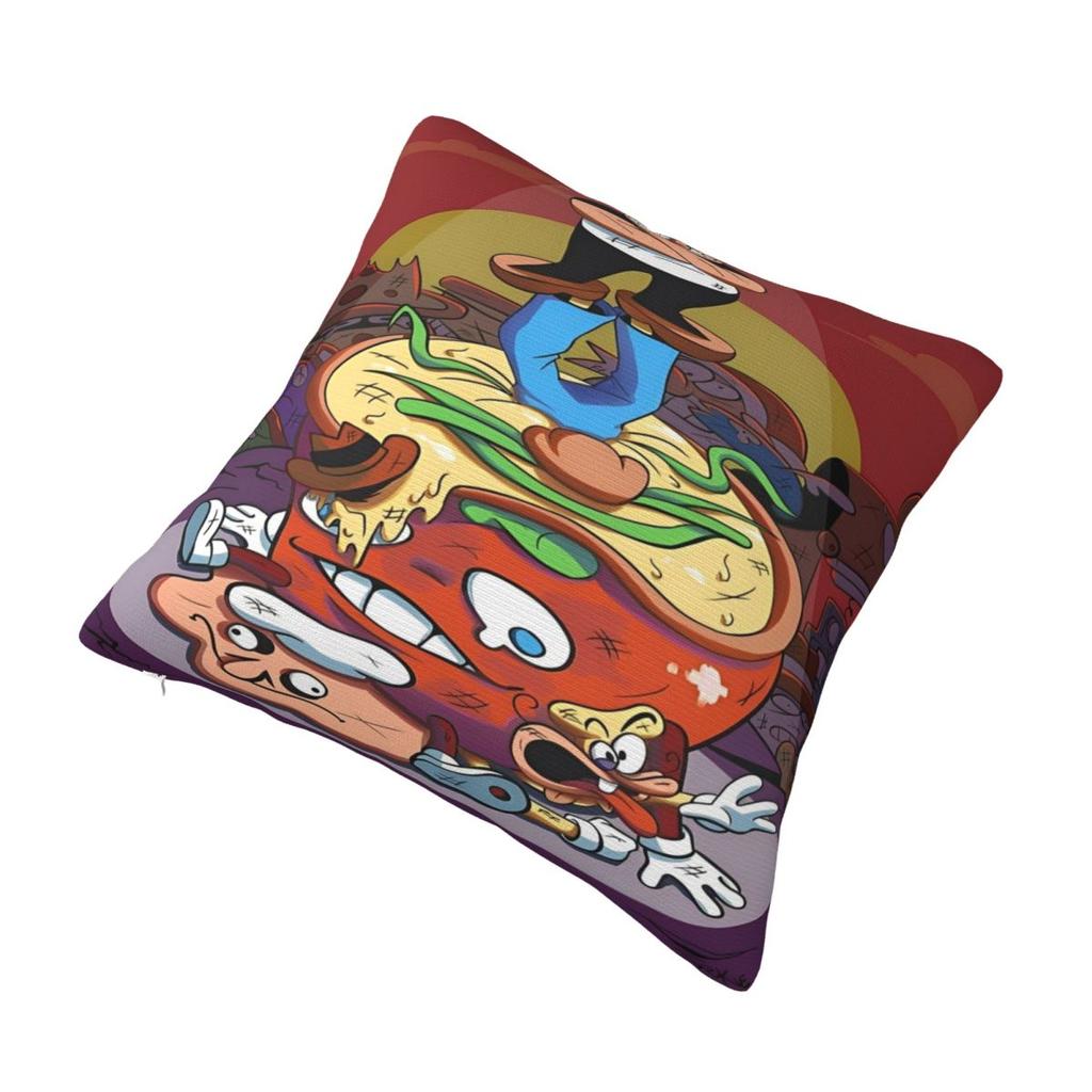 Pizza Tower Game Lover Printing Pillowcases Cushion Cover Throw Pillow Cover Y2K Bedroom Decoration Zippered Multiple Sizes