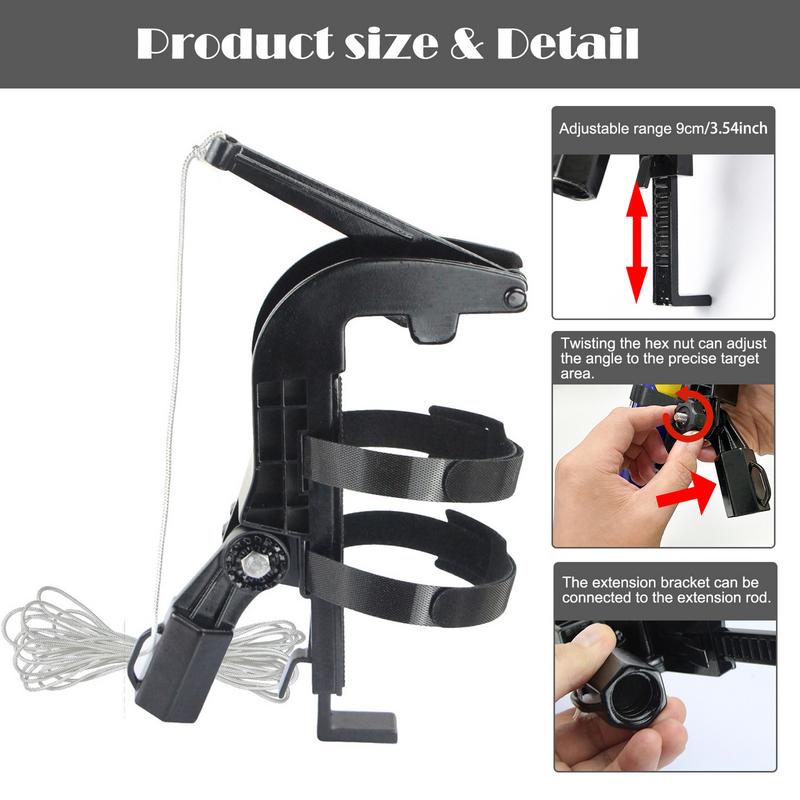 Spray Can Extender Adjustment Sprayer Bracket Adaptor Adjustable Angle Spray Extender Wasp Nest Aerosol Can Extension