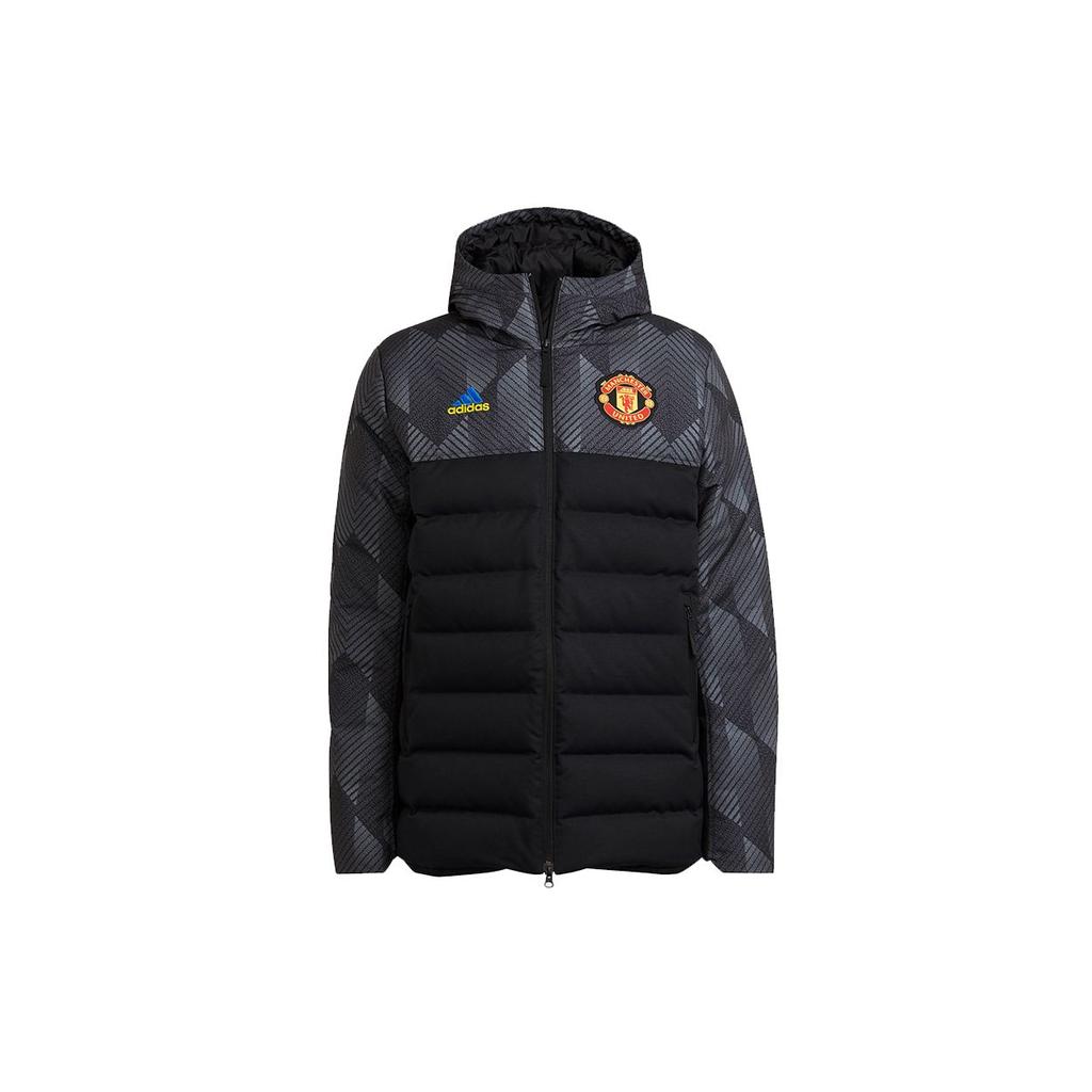 Adidas Manchester United SSP Down Jacket With Hood Men Outerwear Black GR3870