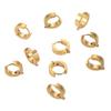Women Hoop Earrings Hypoallergenic Stainless Steel Material Everyday Earrings