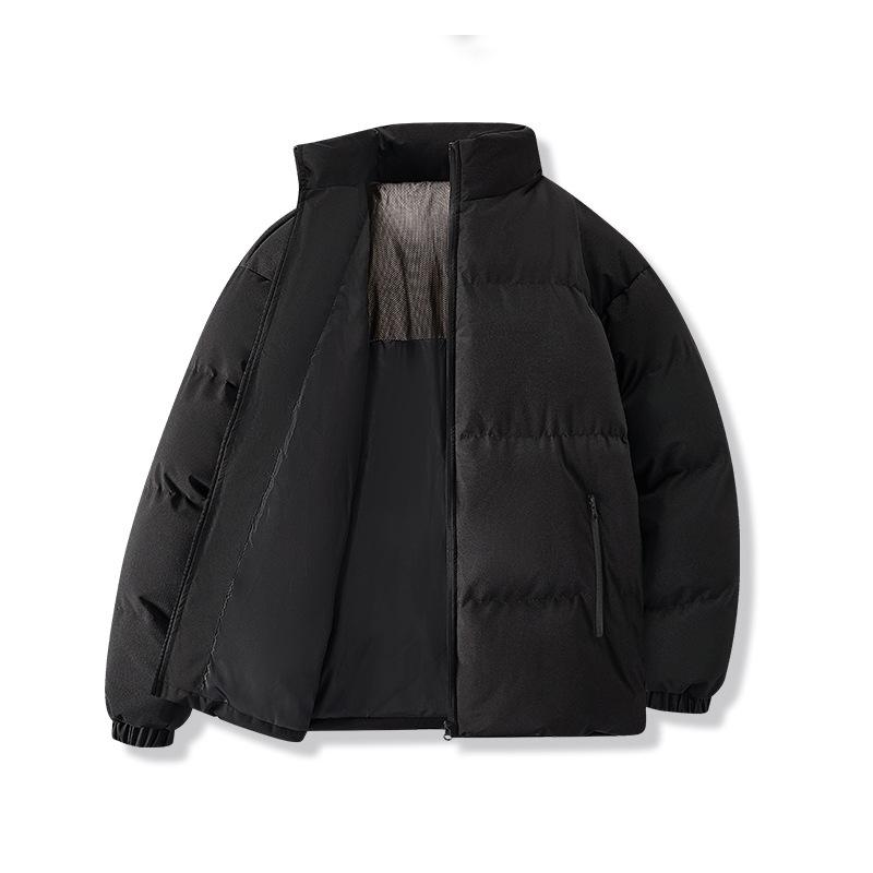 Herren Baumwolljacke Mantel Lockerer Kragen Lässige Baumwolljacke Winter Brot Verdickt Paare Baumwolljacke.