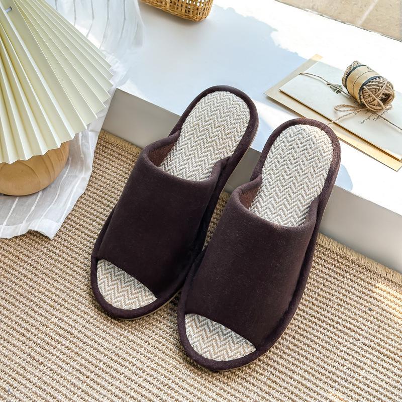 

Літні капці в стилі MUJI: Унісекс Однотонний, Круте Матове Дно, Водонепроникний Дизайн для Дому. One Size