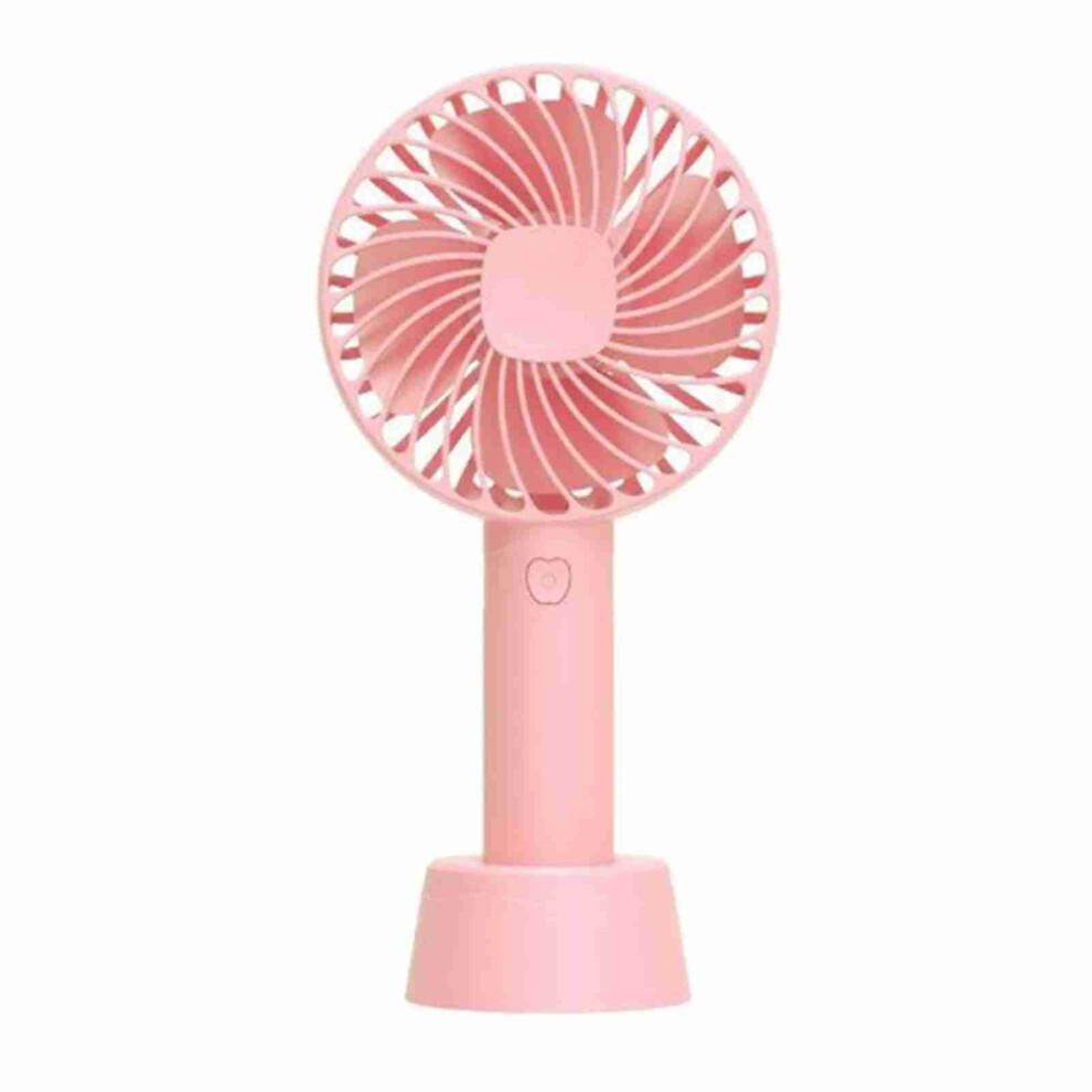 Compact Travel Fan, Mini Handheld Fan for On-The-Go Cooling, Portable Charger Feature, Adjustable Speed for Office Home Use