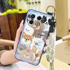 Wristband Soft Case Phone Case For Tecno Spark30 Pro 4G/KL7 Dirt-resistant Ring Cute Kickstand Waterproof Back Cover