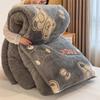 Cartoon Bear Super Thick Winter Blanket for Bed Soft Fluffy Warm Sherpa Fleece Comforter Double-sided Plush Weighted Blanket