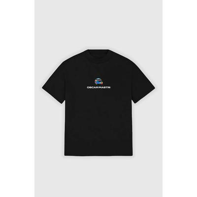 2025 Oscar Piastri T-shirt Régulier Imprimé Alphabet Haut T-shirt Été Nouveau Léger et Fin Haut Homme et Femme Manches Courtes